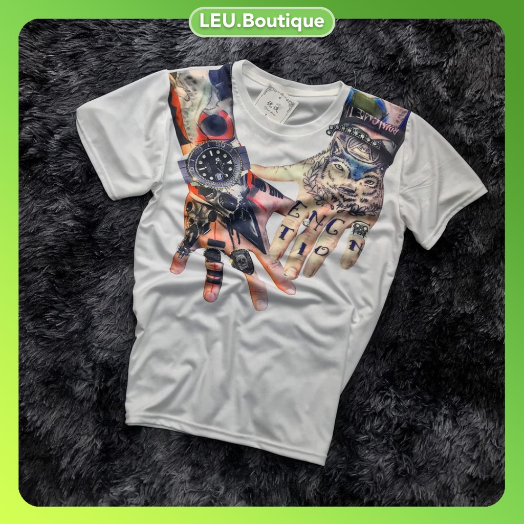 [Giá Sốc] Áo thể thao nam in 5D bàn tay, Áo phông nam ngầu, Hàng có BIGSIZE . | BigBuy360 - bigbuy360.vn