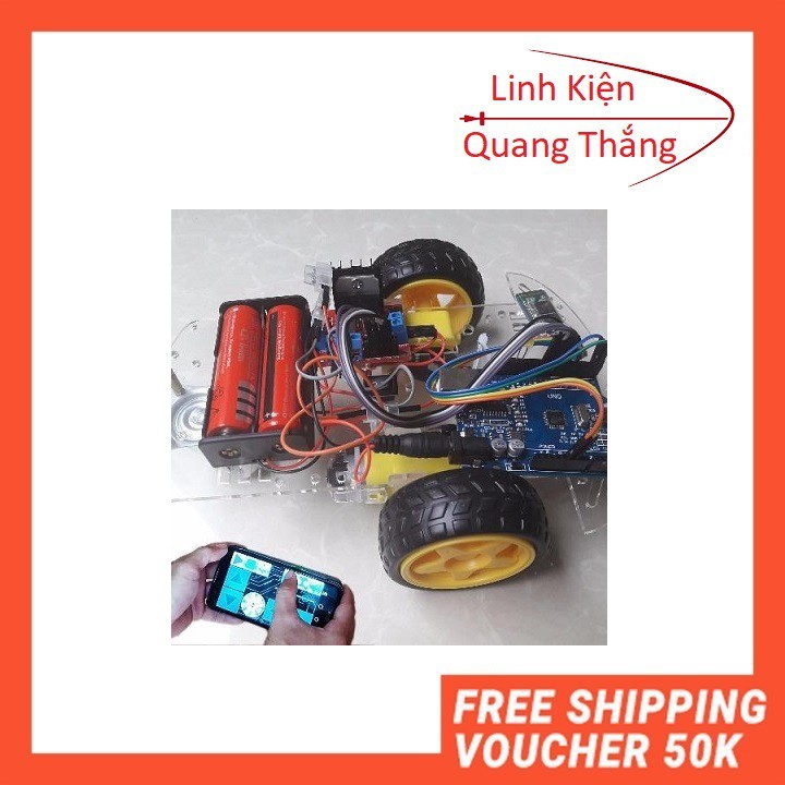 combo xe robot điều khiển bluetooth arduino xe bluetooth đã nạp sẵn code