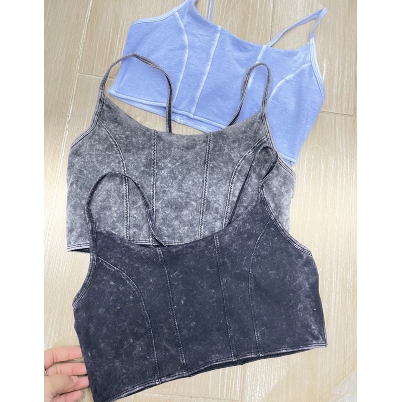 Áo F21 màu giả denim