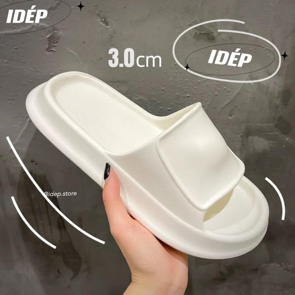𝐢𝐃É𝐏 𝐃𝐋𝟐𝟔𝟗 Dép bánh mì hình vuông LEAP nam nữ quai ngang cao 3cm chất EVA siêu nhẹ (FORM NHỎ)