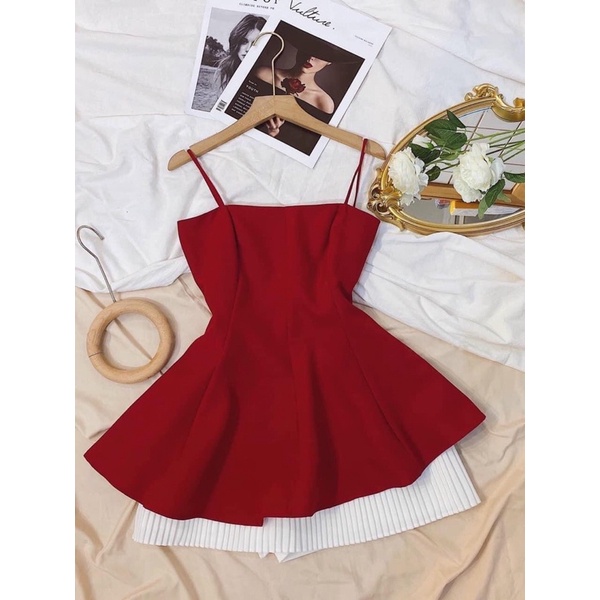 Áo 2 Dây PepLum 3 màu