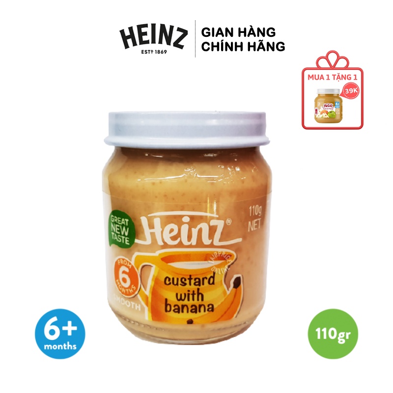 Hũ Custard Vị Chuối HEINZ 110g