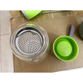 Bình thủy tinh có lọc trà