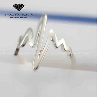 Nhẫn Bạc Nữ Nhịp Tim S925 Bảo Tín
