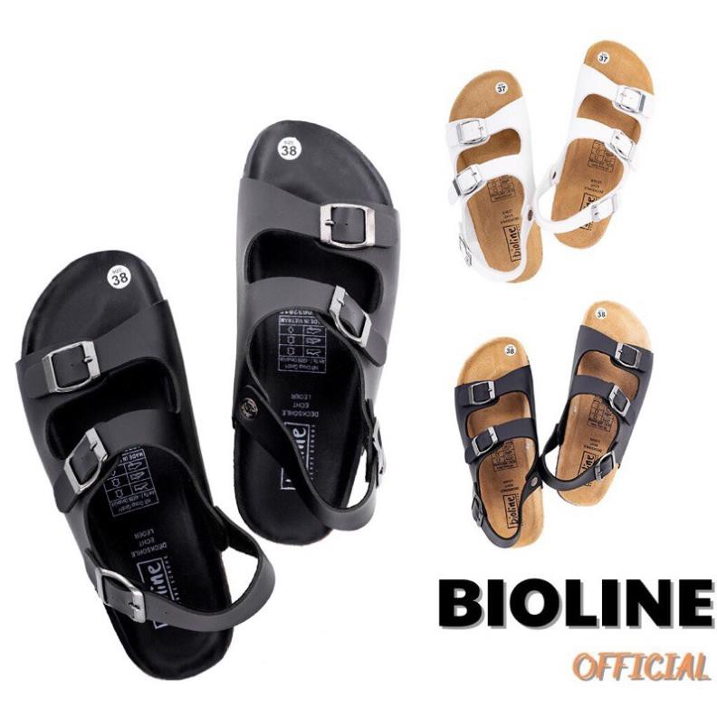 [DÉP CHỐNG NƯỚC] Dép đế trấu Bioline giày sandal birken quai ngang da pu công nghiệp PU02 - Bioline Official