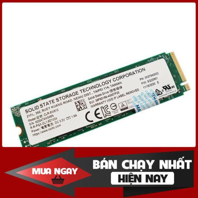 Ổ cứng SSD SSSTC (Toshiba) CLR-8W512 512GB M2 NVME PCIe Gen 3 x4 - chính hãng