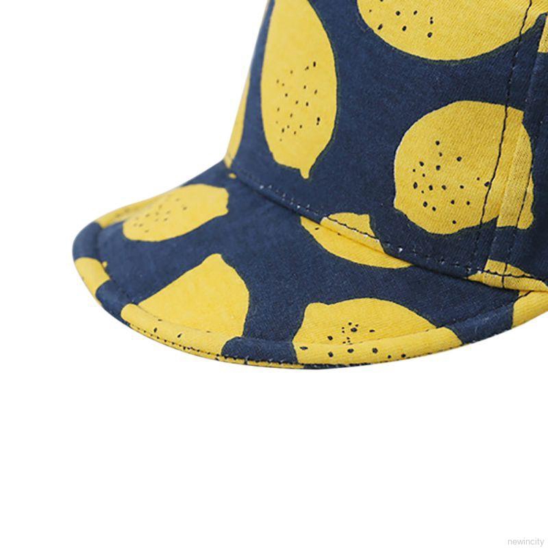 Mũ lưỡi trai hình quả chanh dễ thương cho bé trai và gái