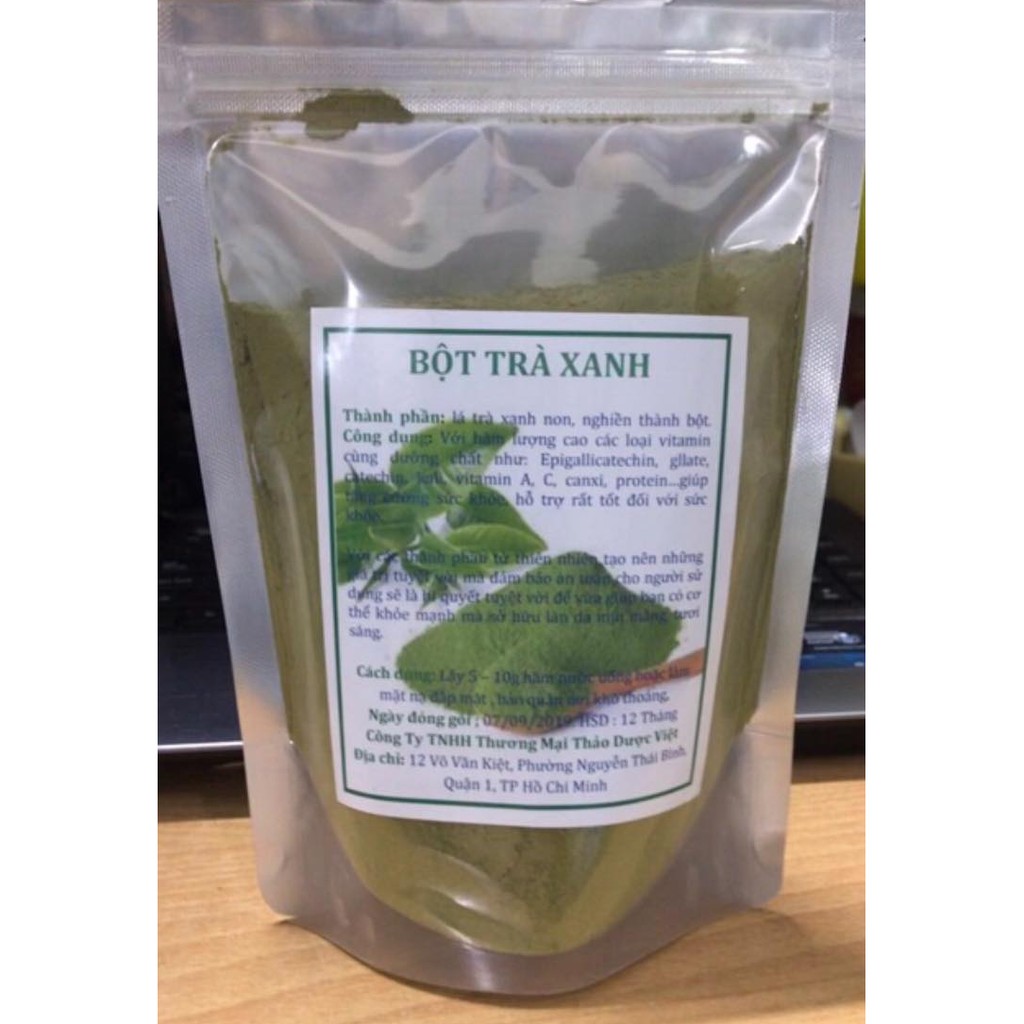 300g bột trà xanh nguyên chất