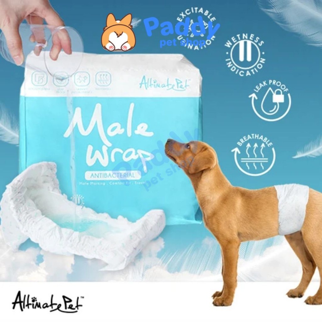 Tã Bỉm Cho Chó Đực Altimate Pet Male Wrap Diaper