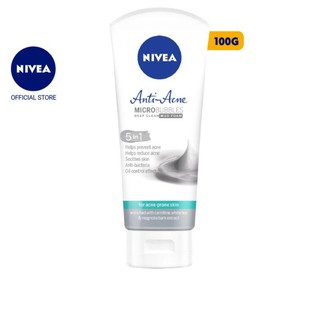 Sữa Rửa Mặt Nivea Anti Acne Deep Clean Mud Foam 100gr