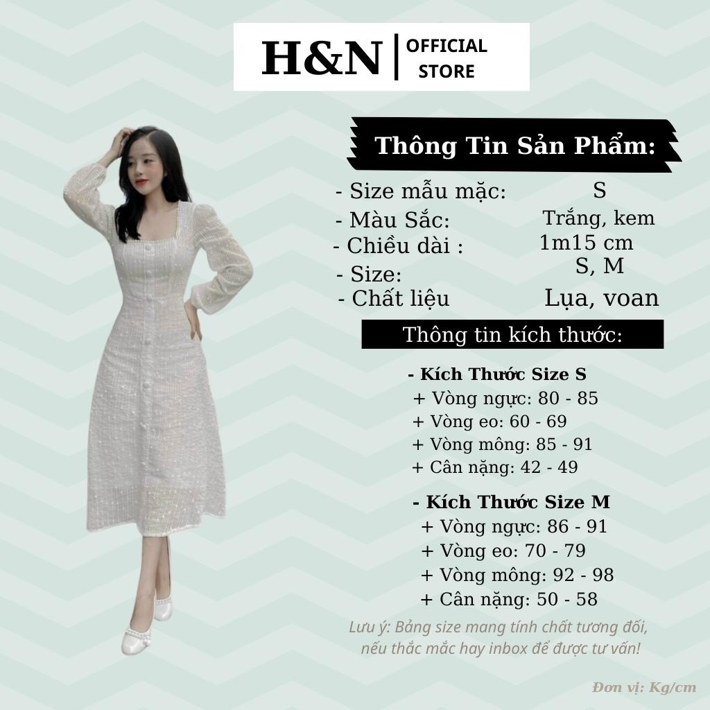 Váy nữ trắng thiết kế sang chảnh Đầm maxi dự tiệc tiểu thư xinh xắn HN Clothing V40 | BigBuy360 - bigbuy360.vn