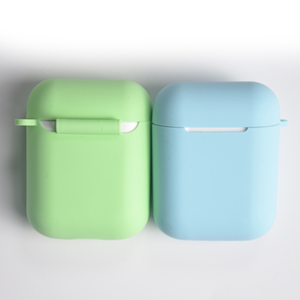 Vỏ bọc silicone bảo vệ tai nghe Bluetooth không dây thích hợp cho Airpods