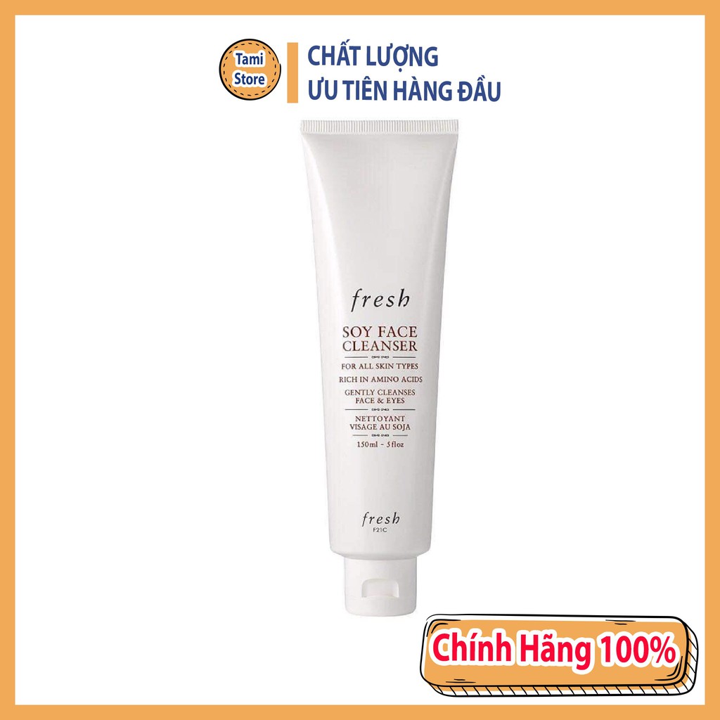 Sữa Rửa Mặt Fresh Soya 150ml Phù Hợp Với Cả Da Nhạy Cảm Nhất Chuẩn Chính Hãng