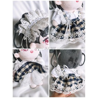 Set váy loli cho doll bông 20cm