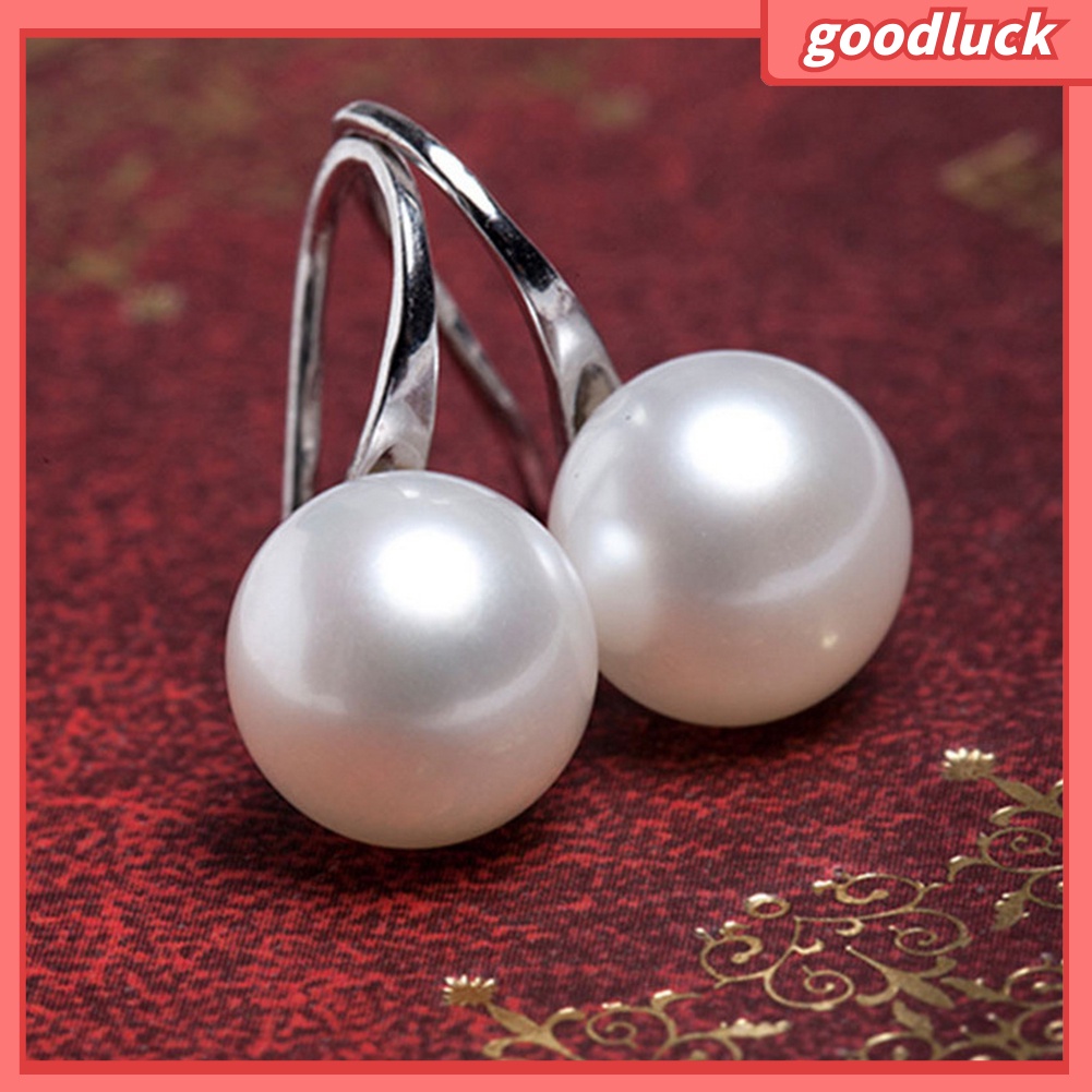 Khuyên Tai Móc Đính Ngọc Trai Giả Thời Trang Cho Nữ