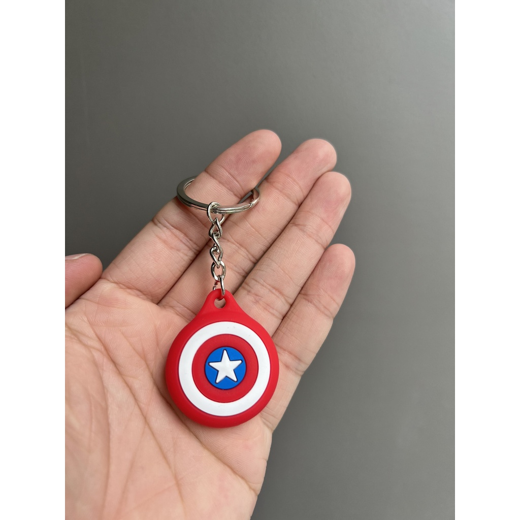 Bao Đựng Bảo Vệ Airtag Khiên Captain Chất Liệu Silicon- Zumi STORE