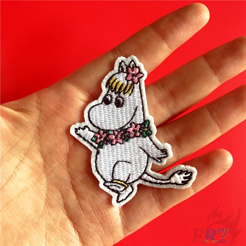 ☸ Cartoon：Moomin Couples Iron-on Patch ☸ 1Pc Diy Sew on Iron on Badges Patches