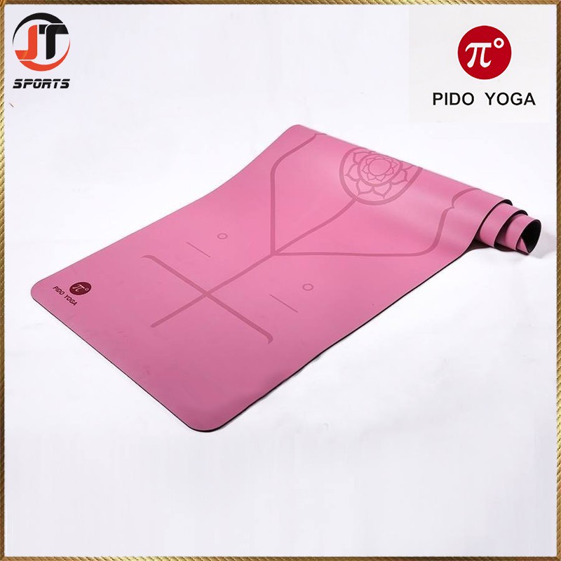 Thảm Tập Yoga Pido định tuyến PU Cao Cấp Chính Hãng ( tặng kèm túi đeo 100k)