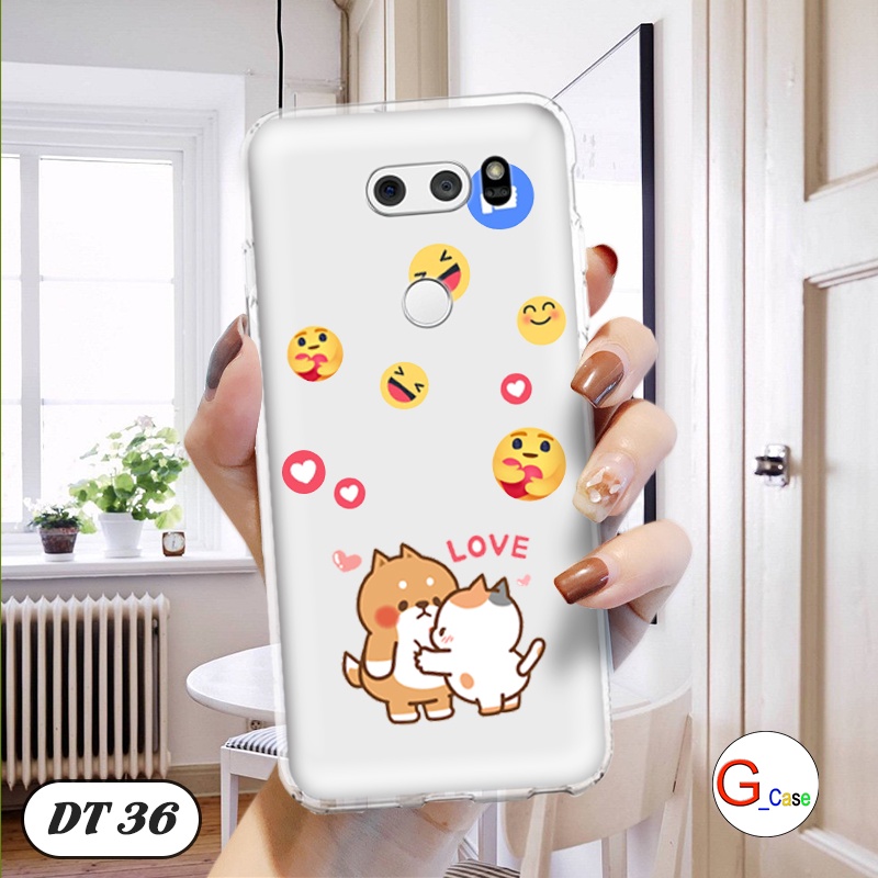 Ốp lưng điện thoại LG V30 dẻo trong in hình