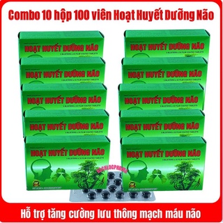 Combo 10 hộp-Viên Uống Hoạt Huyết Dưỡng Não Giúp Tăng Cường Trí Nhớ