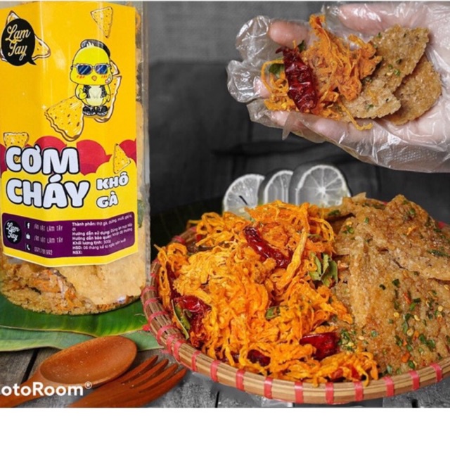 ✅ [HÀNG CÓ SẴN] CƠM CHÁY KHÔ GÀ 300gr- Cực ngon cực mê 💥 | BigBuy360 - bigbuy360.vn