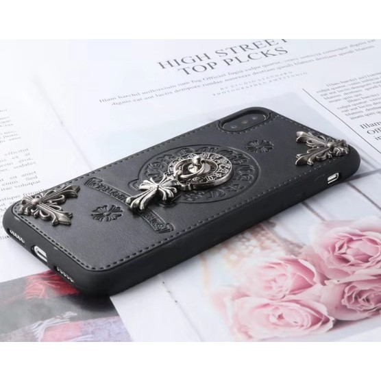 Ốp iphone 11 13 pro max Ốp lưng hình thánh giá bằng kim loại mạ crom cho iPhone12mini 12promax 11promax XsMax XR Xs i6/7/8 Plus