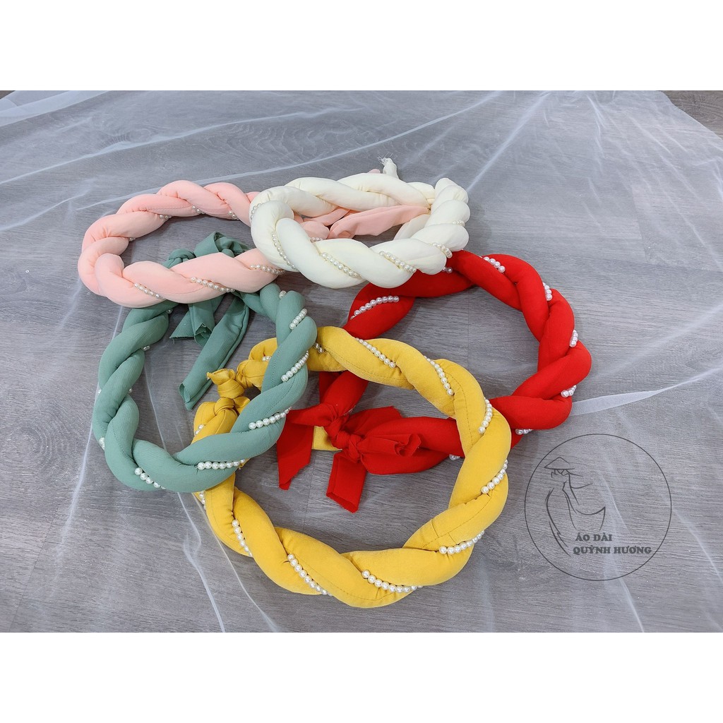 Mấn xoắn đính hạt ( phụ kiện ngành cưới xinh)