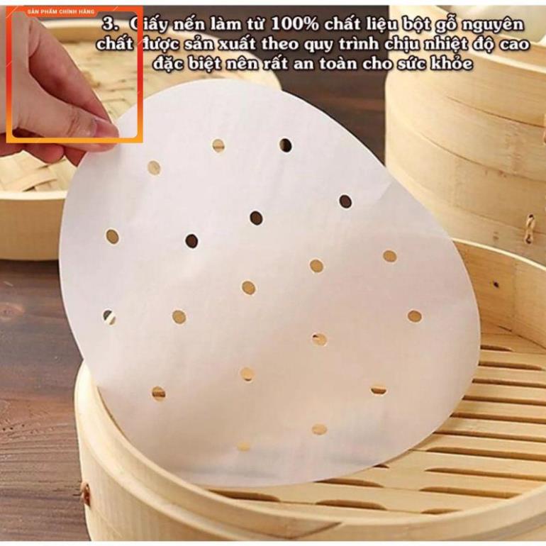 Set 100 tờ giấy nến lót nồi chiên không dầu, giấy nến làm bánh