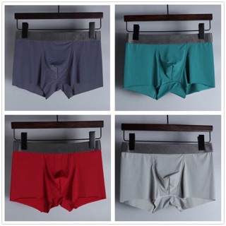 [XẢ KHO] Quần Lót Nam Boxer Vải Lụa Sữa Cao Cấp – Thoáng Mát, Co Giãn, Kháng Khuẩn