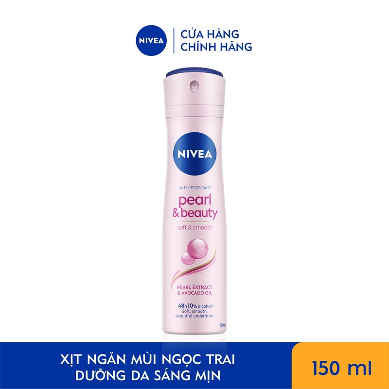 Xịt ngăn mùi Nivea ngọc trai đẹp quyến rũ 150ml 83731