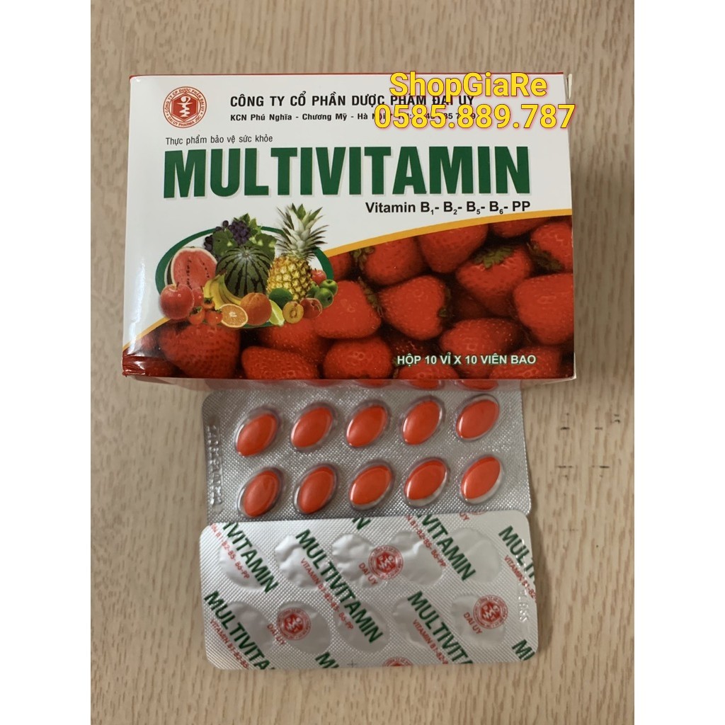 Multivitamin bổ sung vitamin khoáng chất, tăng cường sức khỏe