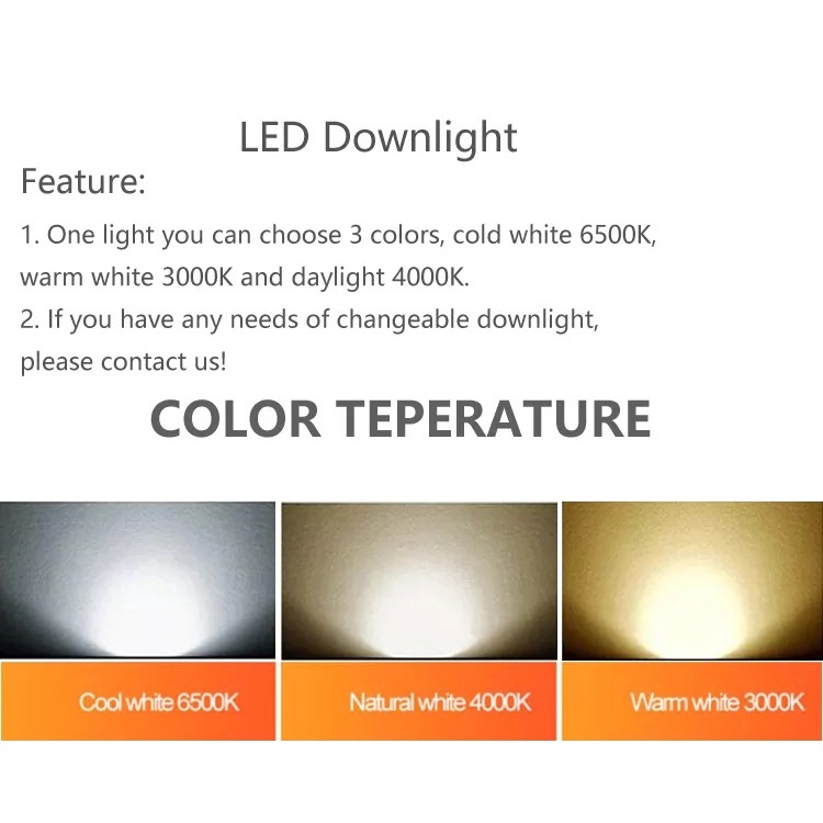 Đèn LED ống bơ COB ốp trần nổi 3 chế độ ánh sáng 7W - 12W hai màu đen, trắng BH 2 năm
