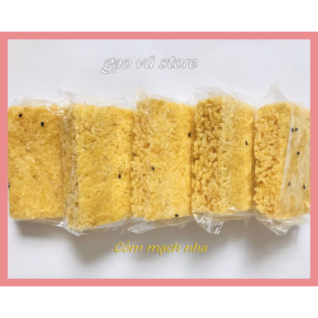Bánh cốm mạch nha gạo thủ công quê tôi, hương vị tuổi thơ, quà ăn vặt, đặc sản quê hương, thơm ngon, giòn rụm