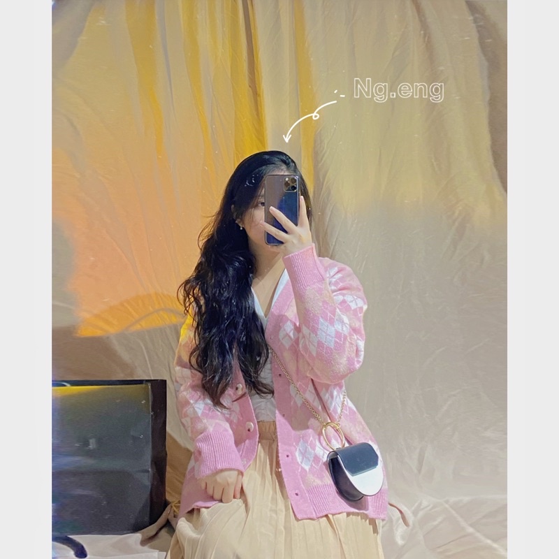 CADIGAN LEN ÁO KHOÁC LEN KẺ MẪU MỚI 2021 " ẢNH THẬT MẪU SHOP " | BigBuy360 - bigbuy360.vn