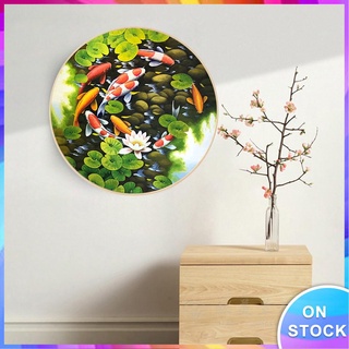 Bộ Tranh Đính Đá 5d Tự Làm Hình Chú Cá Độc Đáo