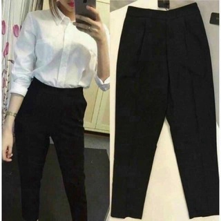 Quần baggy nữ lưng cao bigsize