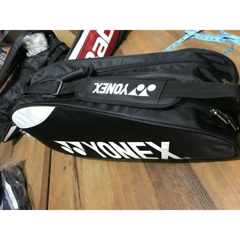 yonex,Bao (túi) đựng vợt cầu lông nhiều màu - hàng cao cấp (1 quai đeo,3 ngăn đựng được 5 đến 7 vợt) nhieu mau