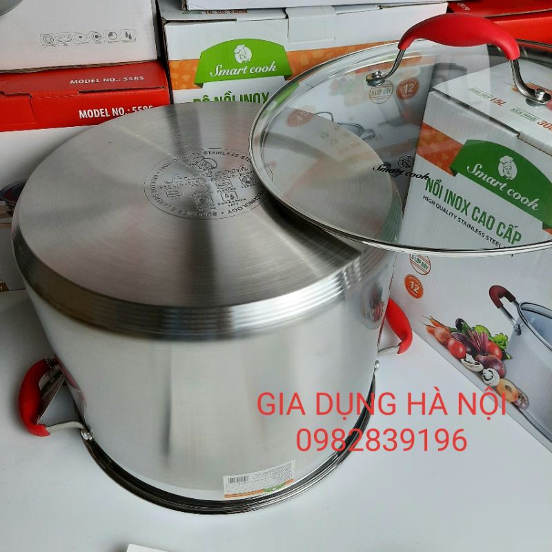 NỒI LUỘC GÀ ELMICH SMARTCOOK 3140 28CM, 3141 30CM, 5 ĐÁY, HÀNG CAO CẤP CHÍNH HÃNG