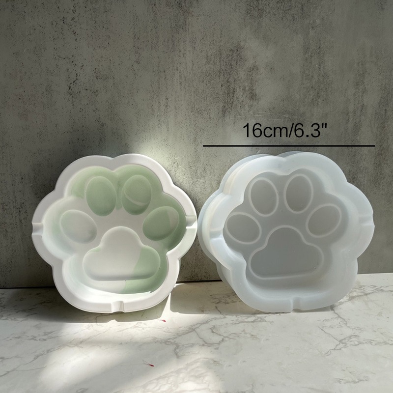 Khuôn Silicone Hình Dấu Chân Mèo Làm Mặt Trang Sức DIY