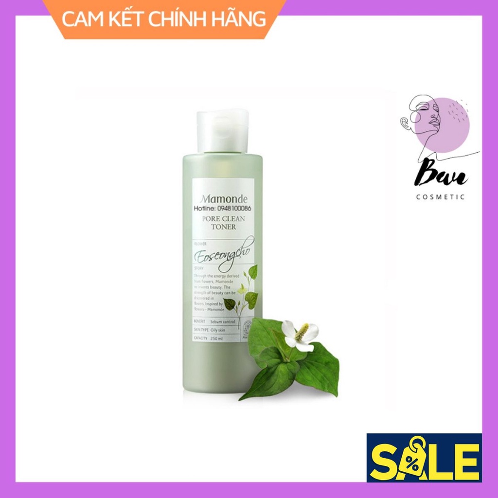 Nước hoa hồng cân bằng da ngừa mụn sạch dầu nhờn Mamonde Diếp cá 250ml | BigBuy360 - bigbuy360.vn