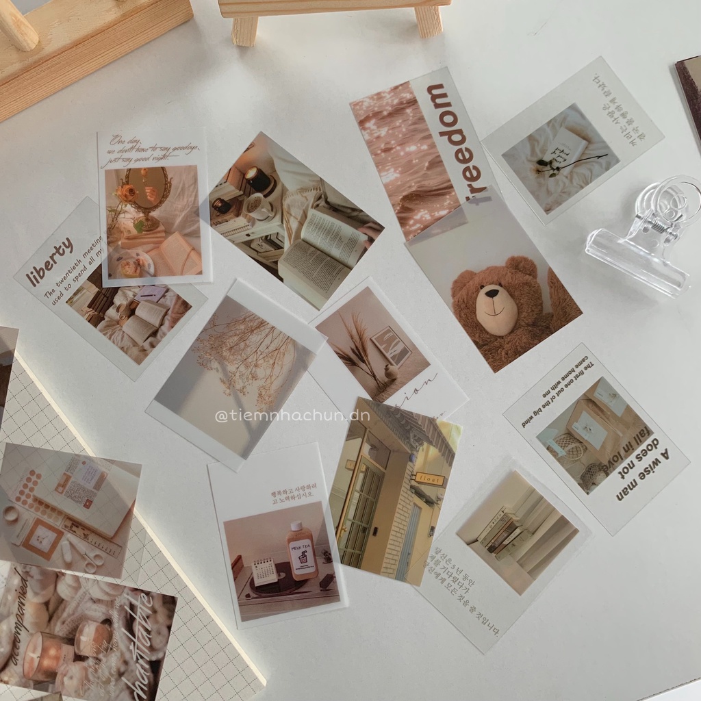 SET 30 STICKER HÀN QUỐC LIFE STYLE trang trí journal (ảnh thật) - Tiệm nhà Chun