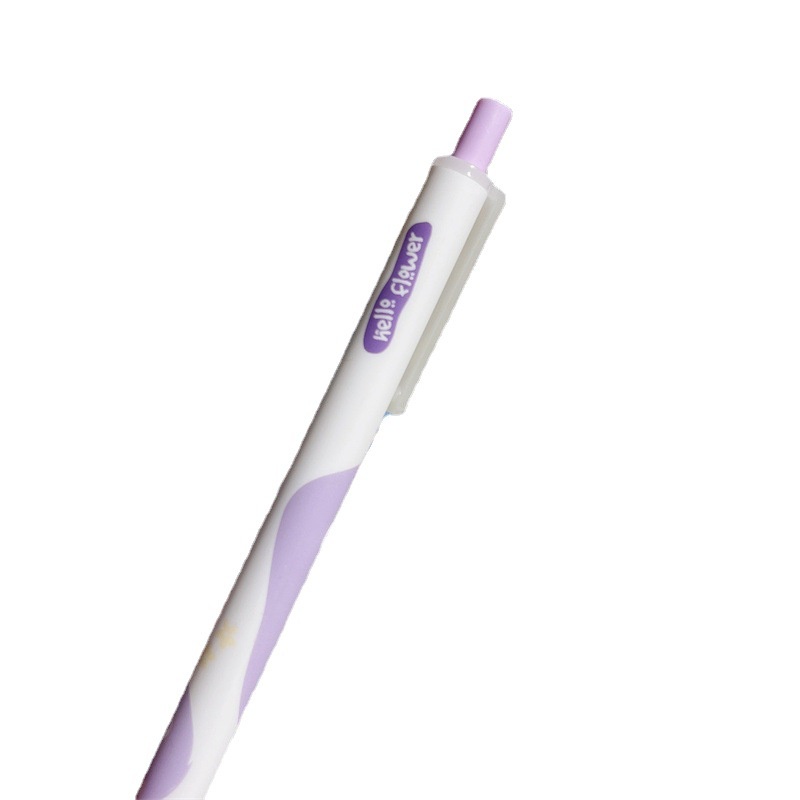 Set 6 Bút Mực Bấm 0.5 Bằng Sợi carbon Đen