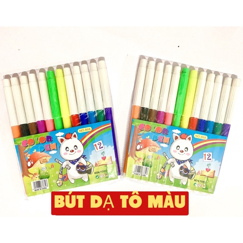 SÁP TÔ.BÚT DẠ NƯỚC TÔ MÀU .GIÚP TRẺ TÔ MÀU VẼ TRANH SÁNG TẠO TỐT HƠN
