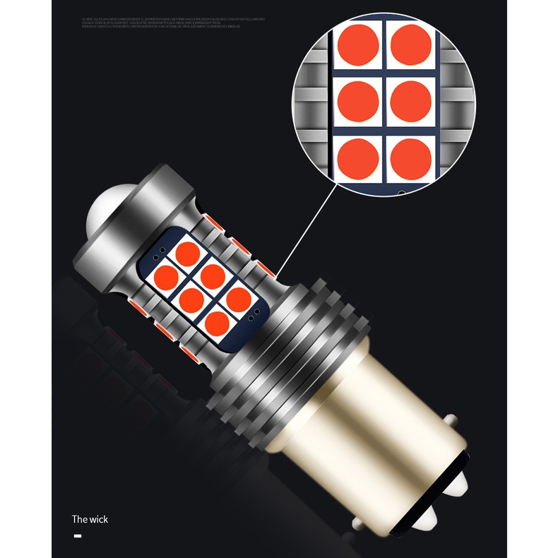 Đèn LED PECHAM 27 bóng T20 7440 W21W/1157/1156 gắn đuôi xe hơi/ xe mô tô