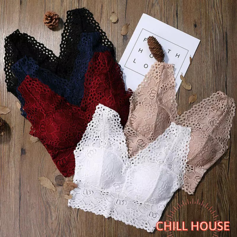 ÁO Bra Ren Hoa K21 Cao Cấp Dáng ngắn - CHILLHOUSE