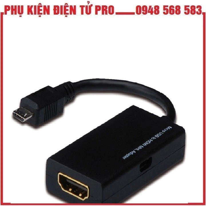 Dây Mhl Chuyển Tín Hiệu Micro Usb Sang Hdmi Từ Điện Thoại Lên Tivi