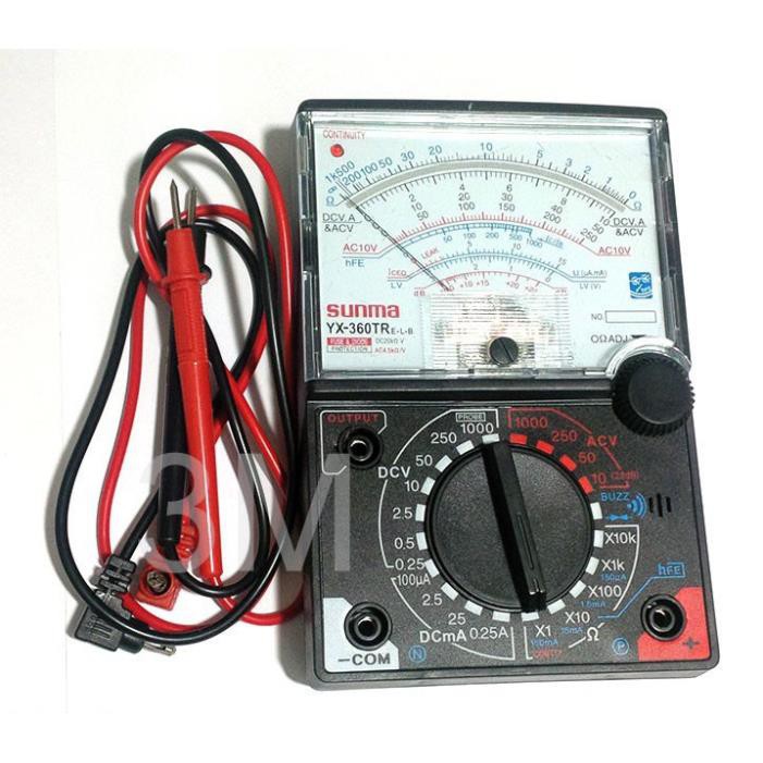 Bộ 1 đồng hồ đo kim sửa chữa điện tử Sunma YX-360tr có loa