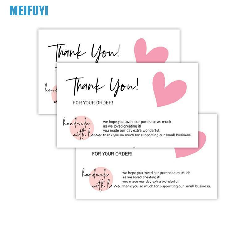 Thẻ Chữ Thank You Màu Hồng Dùng Trang Trí Quà Tặng