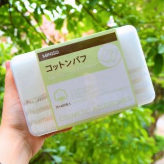 HỘP BÔNG TẨY TRANG MINISO 475 MIẾNG