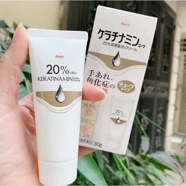 Kem Á Sừng Kowa Giảm Nứt Nẻ Khô Ráp Keratinamin Cream Nhật Bản - Tuýp 30g